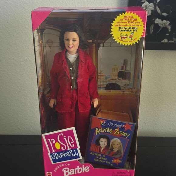 BRAND NEW 1999 MATTEL FRIEND OF BARBIE ROSIE O'DONNELL VINTAGE DOLL - Picture 2 of 13